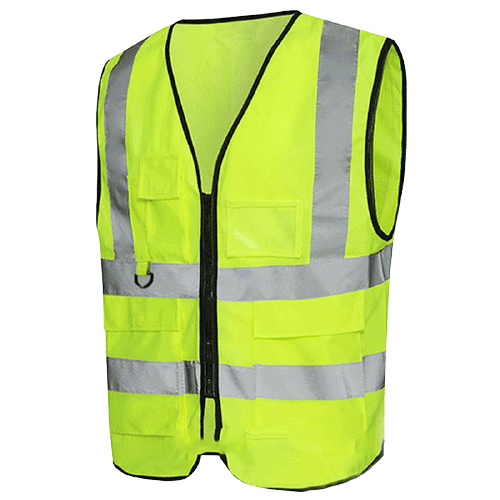 Fluorescent sales yellow vest