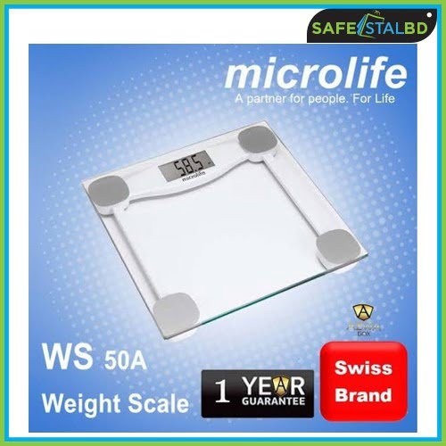 Tempered Safety Glass, Plastic Microlife Digital Weight Scale Glass Body